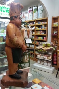 Jefe de cocina. Maniquí. Estatua. En fibra de vidrio. Años 70. Emblemática figura.