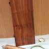 Lupa estilo vintage en madera y metal. Réplica de las lupas de escritorio de los años 20