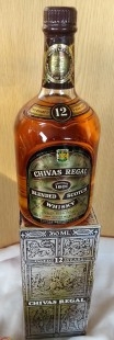 Whisky CHIVAS REGAL DE 12 AÑOS. DE IMPORTACIÓN. AÑOS 90