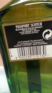 Whisky PASSPORT SCOTCH. AÑOS 70