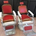 Sillones de barbero. Marca JASO. Años 20. Originales. Marvillosos. Hairdresser armchairs