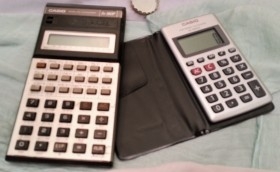 Calculadoras CASIO. 2 unidades. Todas máquinas viejas.