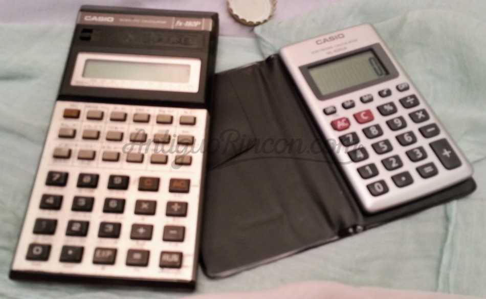 Calculadoras CASIO. 2 unidades. Todas máquinas viejas.