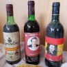 Vinos viejos. Colección de 3 vinos dedicados. Curiosos.