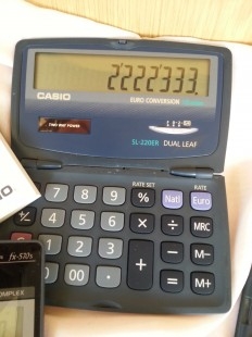 Calculadoras CASIO. 4 unidades. Todas máquinas viejas.