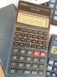 Calculadoras CASIO. 4 unidades. Todas máquinas viejas.