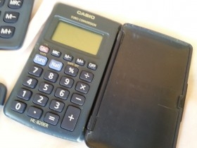 Calculadoras CASIO. 4 unidades. Todas máquinas viejas.