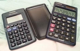 Calculadoras CASIO. 2 unidades. Todas máquinas viejas.