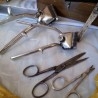 Barbero peluquero. Antigua colección de herramientas. Hairdresser instruments.