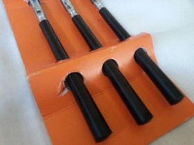 Plumillas técnicas nuevas. Años 80. 3 unidades.