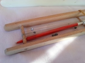 Aperos para la pesca. Recogedor y bichero. Rústicos. Antiguos.