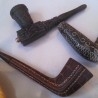 Conjunto de viejas pipas. Set of old pipes.