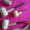 Pipas antiguas. Conjunto de 3 unidades. Set of old pipes.