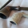 Pipas antiguas. Conjunto de 3 unidades. Set of old pipes.