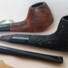 Pipas antiguas. Conjunto de 3 unidades. Set of old pipes.