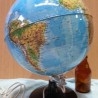 Globo terráqueo. Bola del mundo de los años 80. Preciosa pieza.