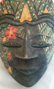 Máscara de Madera. Étnica.