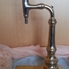 Columna cervecera. Vintage. Bronce blanco.