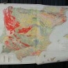 Mapa antiguo. Didáctico. Año 74. Mapa India y Asia. Búlgaro.