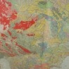Mapa antiguo. Didáctico. Año 74. Mapa India y Asia. Búlgaro.