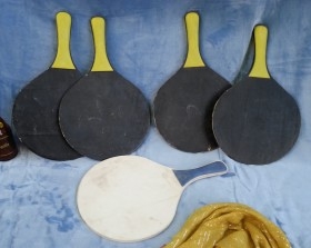 Raquetas de tenis. Colección de 3 unidades. Diferentes tamaños. Años 90