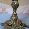 Candelabros de 5 brazos en bronce. Pareja.