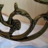 Candelabros de 5 brazos en bronce. Pareja.