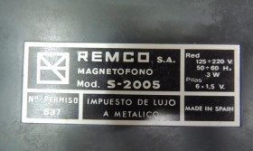 Magnetofón. Marca FONOTRIX. Años 60. Origen alemán.