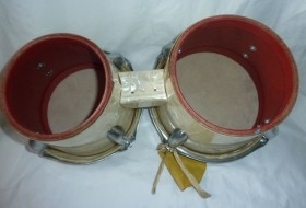 Instrumento música africano. Percusión. Precioso objeto de decoración