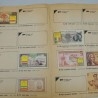 Album de cromos BILLETES DEL MUNDO. AÑO 74. INCOMPLETO.