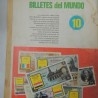 Album de cromos BILLETES DEL MUNDO. AÑO 74. INCOMPLETO.