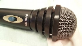 Micrófono vintage PHILIPS SBC MOD. 110 Años 80