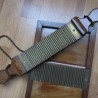 Tabla pildorera de farmacia. Años 50 En madera y bronce