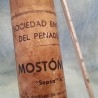 Mostómetro antiguo de vieja bodega. Años 40. Medidor de grados del alcohol.