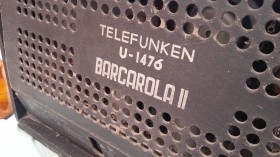 Radio de válvulas antigua. Marca TELEFUNKEN BARCAROLA II. Gran objeto años 60-70