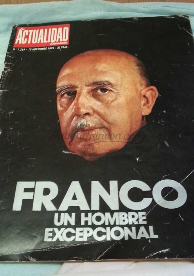 Revista La Actualidad Española. Franco