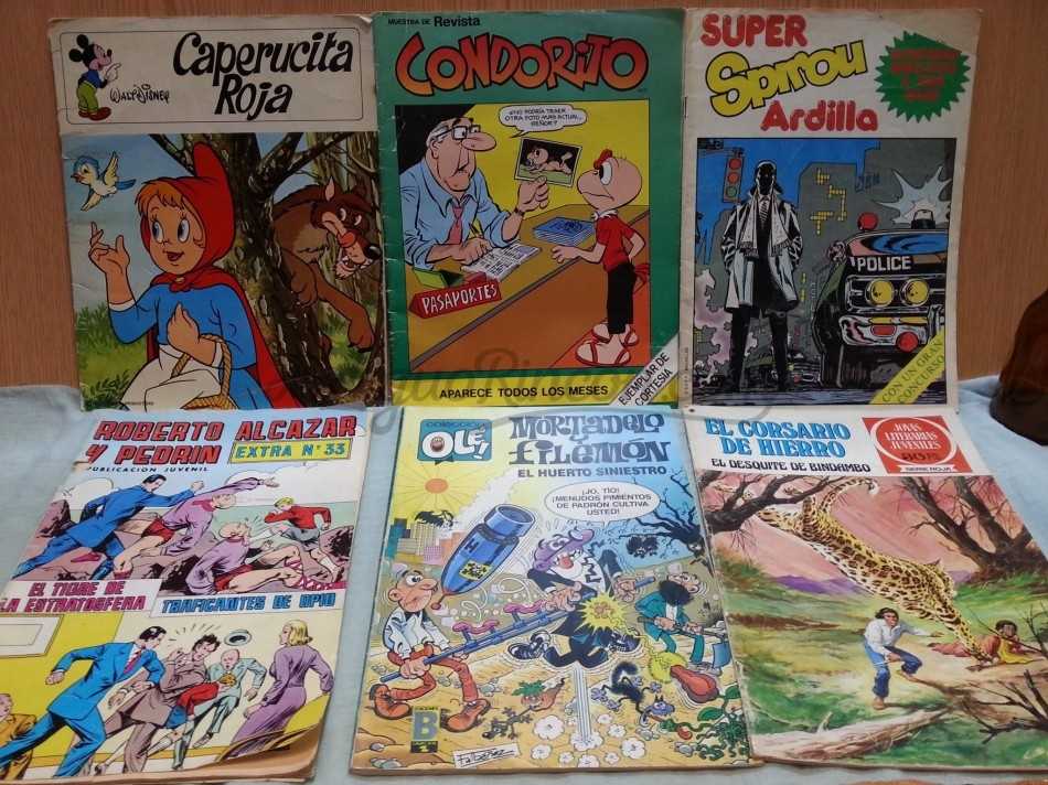 Revistas y Tebeos. Años 70. 6 ejemplares. Buen estado general