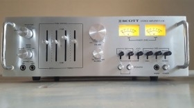 Amplificador integrado HH Scott A-436. Perfecto estado de trabajo.