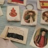 Banderas y banderines de tela estilo vintage. 12 unidades.