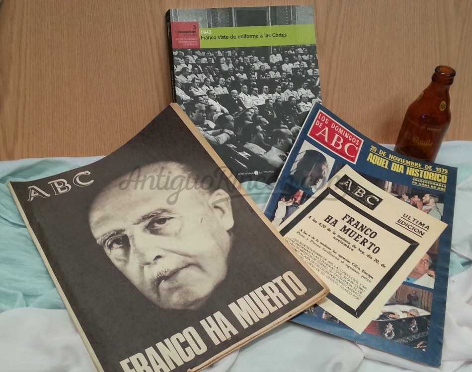 Revistas y Libro sobre FRANCO. Años 70