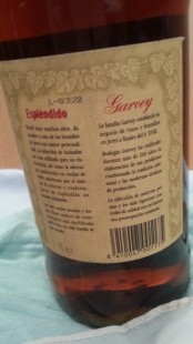 Brandy ESPLENDIDO GARVEY. Brandy Solera.