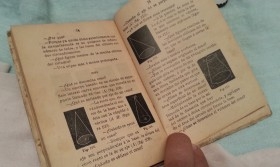 Libro escuela año 1899 Geometría para niños. Precioso libro antiguo.