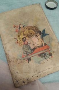 Libro escuela año 1899 Geometría para niños. Precioso libro antiguo.