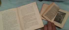 Libros centenarios DON QUIJOTE del año 1876 y La Cabaña del Tío Tom de 1918