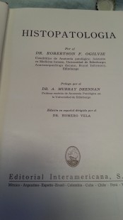 Libro HISPATOLOGÍA año 1960