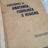 Libro LECCIONES DE ANATOMÍA del año 1930