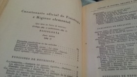 Libro LECCIONES DE ANATOMÍA del año 1930