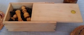 Ajedrez en madera. Completo