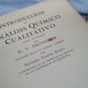 Libro centenario INTRODUCCIÓN AL ANÁLISIS QUÍMICO del año 1921