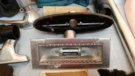 Aspirador antiguo. Años 40. Marca Valet. Maleta original.